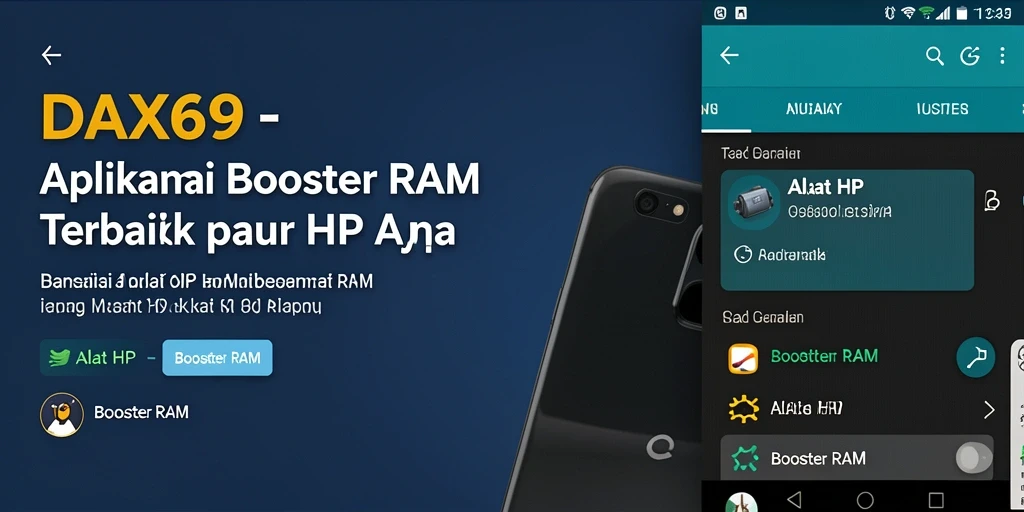 Antarmuka intuitif DAX69 untuk optimasi RAM.