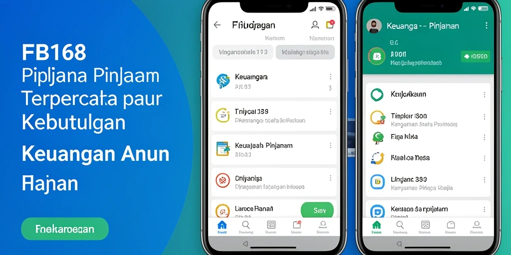 Antarmuka sederhana dan mudah digunakan untuk pengajuan pinjaman.