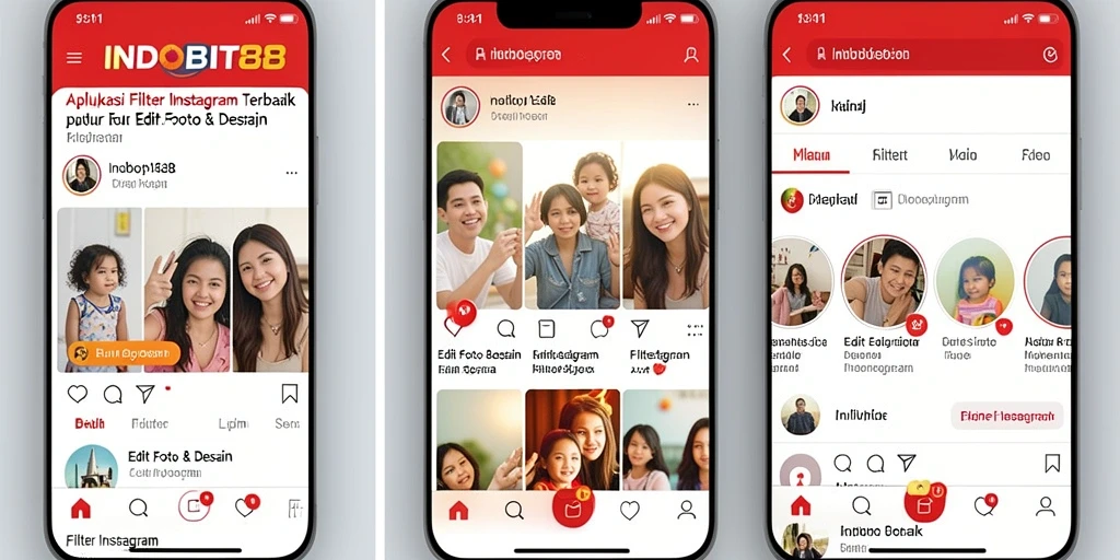 Tampilan antarmuka aplikasi INDOBIT88 yang user-friendly dengan berbagai pilihan filter.