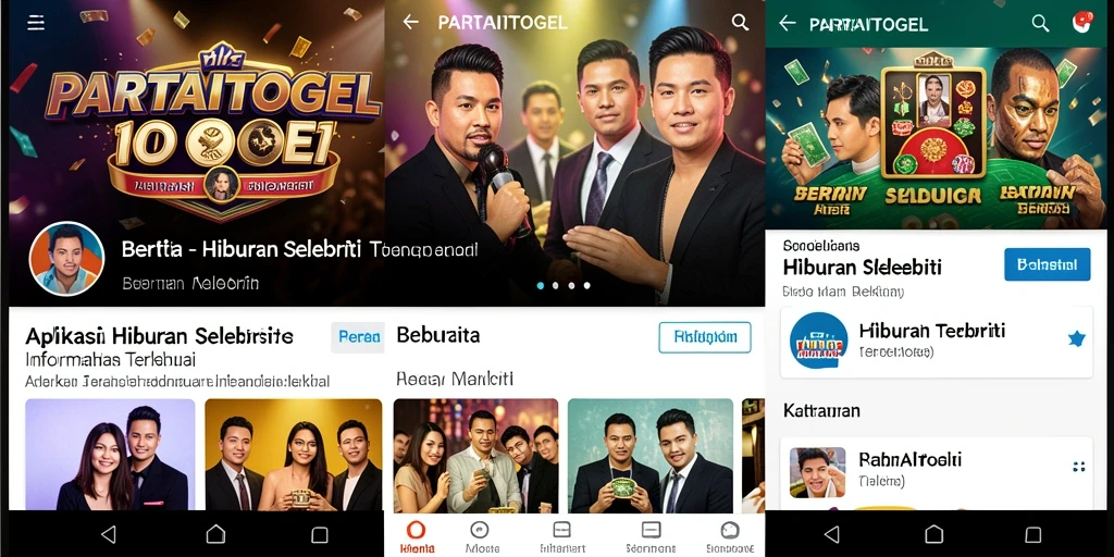 Antarmuka aplikasi PARTAITOGEL yang menarik dan informatif.