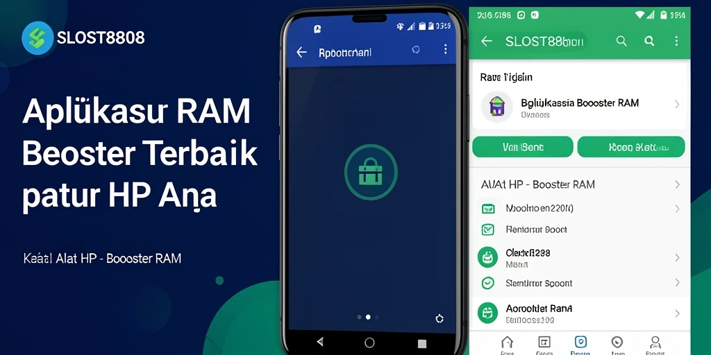 Antarmuka SLOST8808 yang user-friendly untuk optimasi RAM.