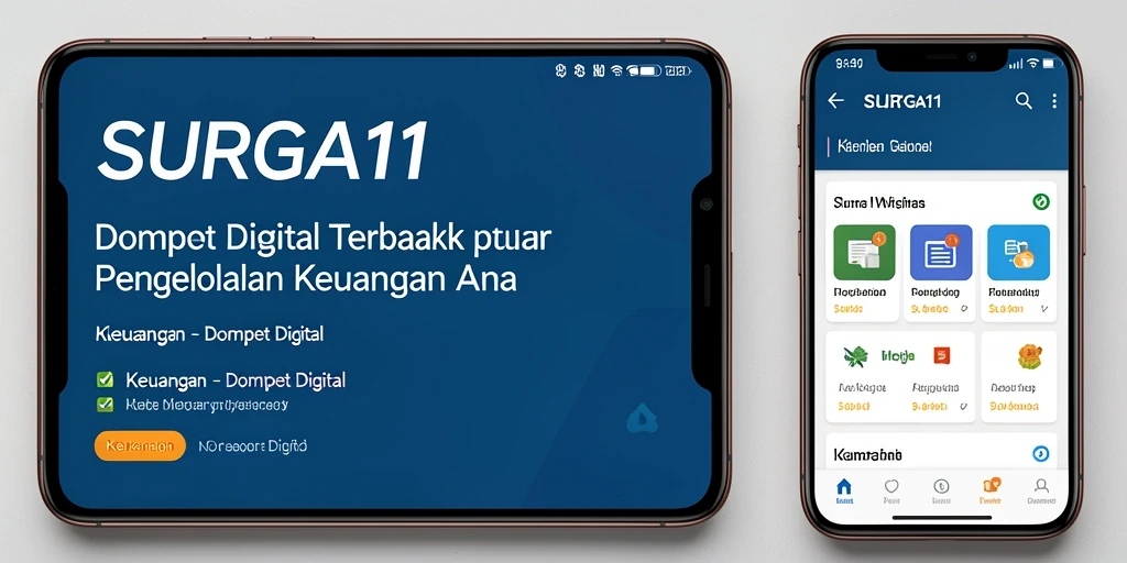 Tampilan antarmuka menarik dan mudah digunakan pada SURGA11.