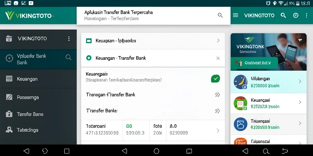 Antarmuka VIKINGTOTO untuk transfer bank yang sederhana dan efisien.